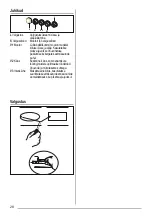 Предварительный просмотр 28 страницы Zanussi ZHC74 User Manual