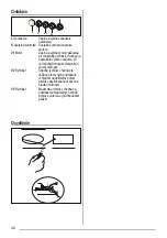 Предварительный просмотр 40 страницы Zanussi ZHC74 User Manual