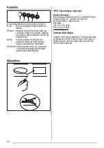 Предварительный просмотр 52 страницы Zanussi ZHC74 User Manual