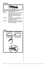 Предварительный просмотр 62 страницы Zanussi ZHC74 User Manual