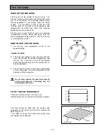 Предварительный просмотр 17 страницы Zanussi ZHF 470 Instruction Booklet