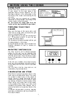 Предварительный просмотр 7 страницы Zanussi ZHF865 Instruction Booklet