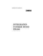 Zanussi ZHi280 Instruction Booklet preview