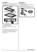 Предварительный просмотр 52 страницы Zanussi ZHP 60131 User Manual