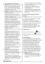 Предварительный просмотр 59 страницы Zanussi ZHP 60131 User Manual