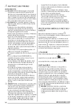 Предварительный просмотр 62 страницы Zanussi ZHP 60131 User Manual