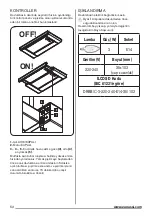 Предварительный просмотр 52 страницы Zanussi ZHP92350XA User Manual