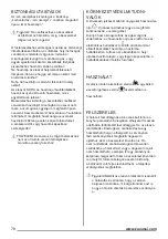 Предварительный просмотр 78 страницы Zanussi ZHP92350XA User Manual