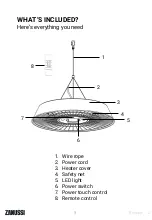 Preview for 9 page of Zanussi ZHPTH1 Manual & Safety Instructions