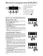 Preview for 6 page of Zanussi ZHQ 631 Instruction Booklet