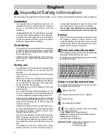 Предварительный просмотр 2 страницы Zanussi ZHQ 861 Instruction Booklet