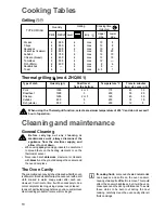 Предварительный просмотр 10 страницы Zanussi ZHQ 861 Instruction Booklet