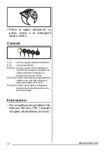 Предварительный просмотр 22 страницы Zanussi ZHS92350XA User Manual