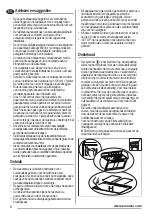 Предварительный просмотр 8 страницы Zanussi ZHT 530 User Manual