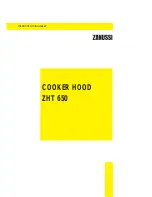 Zanussi ZHT 650 Instruction Booklet preview