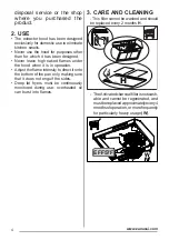 Предварительный просмотр 4 страницы Zanussi ZHT531W User Manual