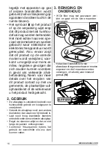 Предварительный просмотр 16 страницы Zanussi ZHT531W User Manual