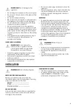 Preview for 5 page of Zanussi ZHTN320X User Manual