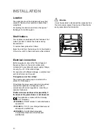 Предварительный просмотр 10 страницы Zanussi ZI 3102 RV Instruction Booklet