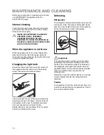 Предварительный просмотр 10 страницы Zanussi ZI 720/8 FF Instruction Booklet