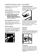 Предварительный просмотр 9 страницы Zanussi ZI 918/12 K Instruction Booklet