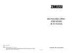 Zanussi ZI 918/12 KA Instruction Booklet предпросмотр