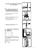 Предварительный просмотр 11 страницы Zanussi ZI 921 KA Instruction Booklet