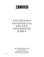 Preview for 1 page of Zanussi ZI 9235 A Instruction Booklet