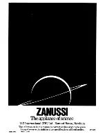 Preview for 24 page of Zanussi ZI 935 Instructions For The Use And Care