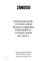 Предварительный просмотр 1 страницы Zanussi ZIC 722 Instruction Booklet