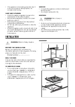 Предварительный просмотр 5 страницы Zanussi ZIT6460XB User Manual