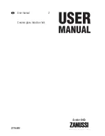 Zanussi ZIT64BV User Manual preview