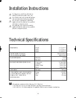 Предварительный просмотр 24 страницы Zanussi ZJ 1217 Instruction Booklet