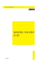 Zanussi ZJ 124 Instruction Booklet предпросмотр