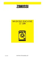 Preview for 1 page of Zanussi ZJ 1284 Instruction Booklet