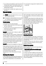 Предварительный просмотр 8 страницы Zanussi ZJB9476 User Manual