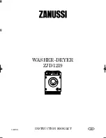 Zanussi ZJD1219 Instruction Booklet предпросмотр