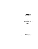 Zanussi ZK 10 X Instruction Booklet предпросмотр