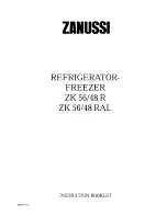 Zanussi ZK 56/48 R Instruction Booklet preview