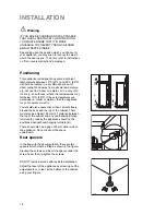 Предварительный просмотр 18 страницы Zanussi ZK 59/32 RF Instruction Booklet