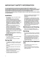 Preview for 2 page of Zanussi ZK 62/23 RF Instruction Booklet