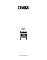 Preview for 1 page of Zanussi ZK69 Instruction Book