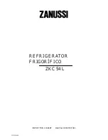 Zanussi ZKC 54 L Instruction Booklet предпросмотр