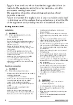 Preview for 4 page of Zanussi ZKC44500X User Manual