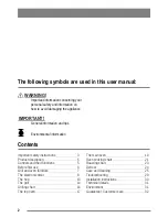 Preview for 2 page of Zanussi ZKC5030 User Manual