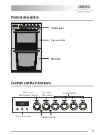 Preview for 5 page of Zanussi ZKC5030 User Manual