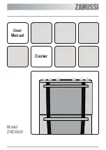 Zanussi ZKC6020W User Manual preview