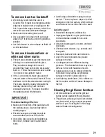 Предварительный просмотр 29 страницы Zanussi ZKC6040 User Manual