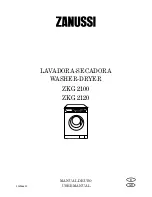 Zanussi ZKG 2100 User Manual preview