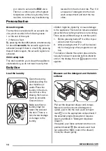 Предварительный просмотр 14 страницы Zanussi ZKG 2145 User Manual